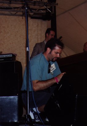 Tom Gulotta, taping a set list
